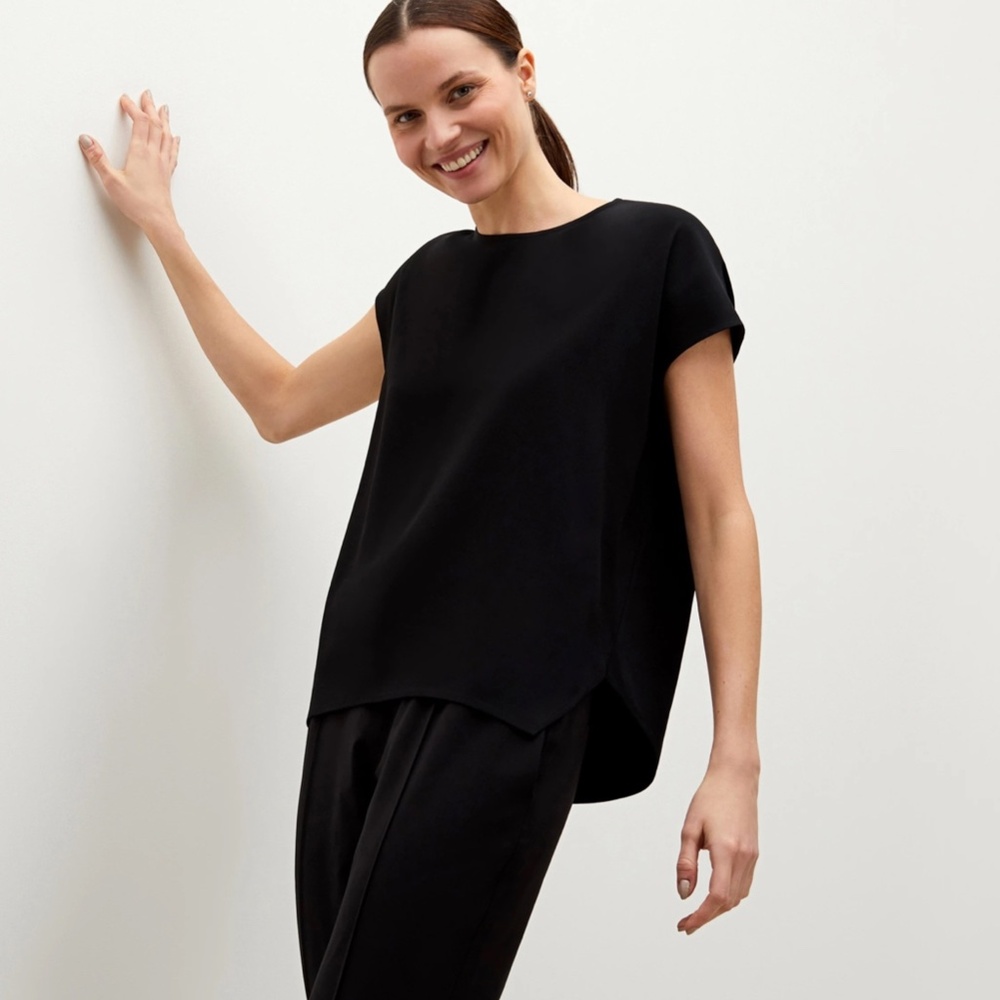 MM Lafleur Didion Top - Black Crepe, Size M